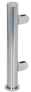 Glass holder, model 27, bar railing system