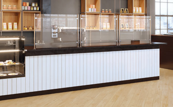 Glass holder, model 27, bar railing system