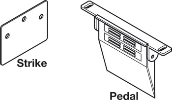 Electric strike, Hailo 3992-02, for hinged doors