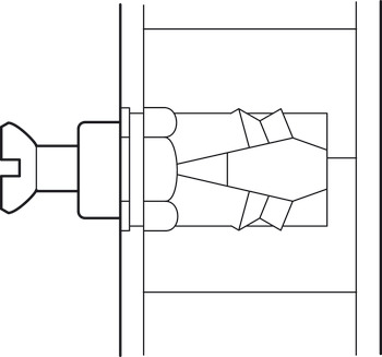 Spreading sleeve, M6, brass