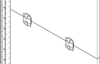 Panel connector, Häfele Keku