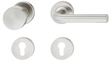 Door handle set, Stainless steel, Startec, model LDH 2172