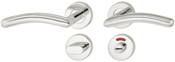 Door handle set, Stainless steel, Startec, model LDH 2184