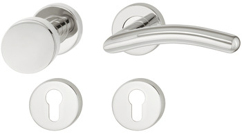 Door handle set, Stainless steel, Startec, model LDH 2184