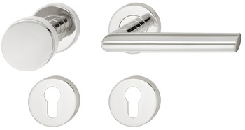 Door handle set, Stainless steel, Startec, model LDH 2188