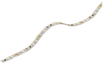 LED strip light, constant current, Häfele Loox5 LED 3050 24 V 8 mm 2-pin (monochrome), 140 LEDs/m, 9.6 W/m, IP20