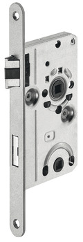 Mortise lock, for hinged doors, Startec, bathroom/WC, backset 55 mm