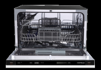 Built-in dishwasher, fully integrated, for cabinet width: 600 mm, internal cabinet height: 450 mm, 6 standard place settings