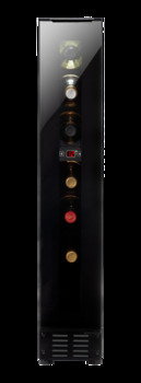 Wine refrigerator, for cabinet width: 150 mm, 2 temperature zone, capacity 7 bottles